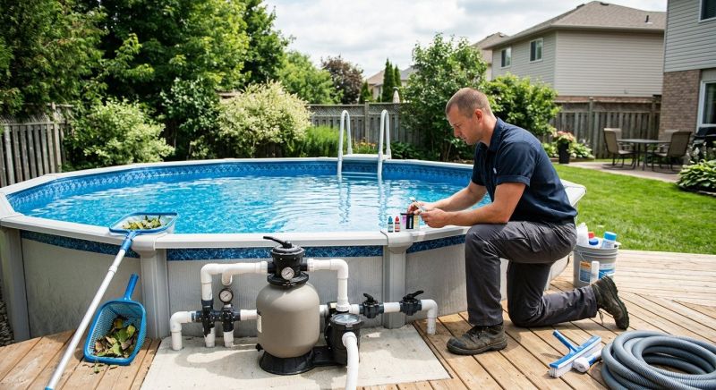 Above Ground Pool Maintenance Service